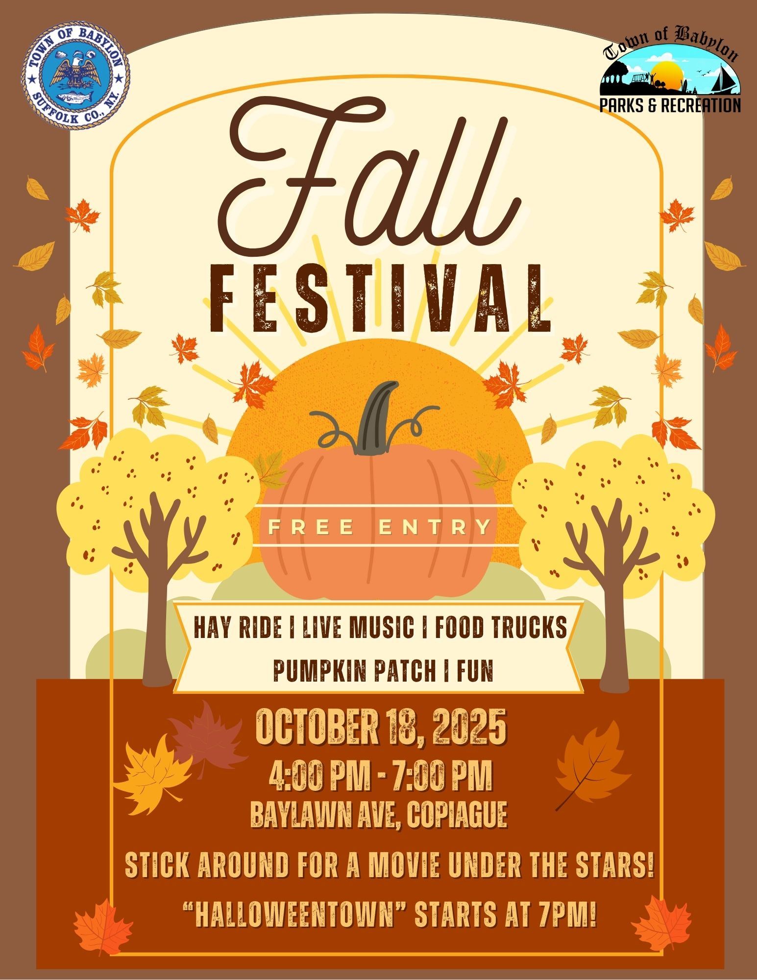 2025 Fall Festival Flyer