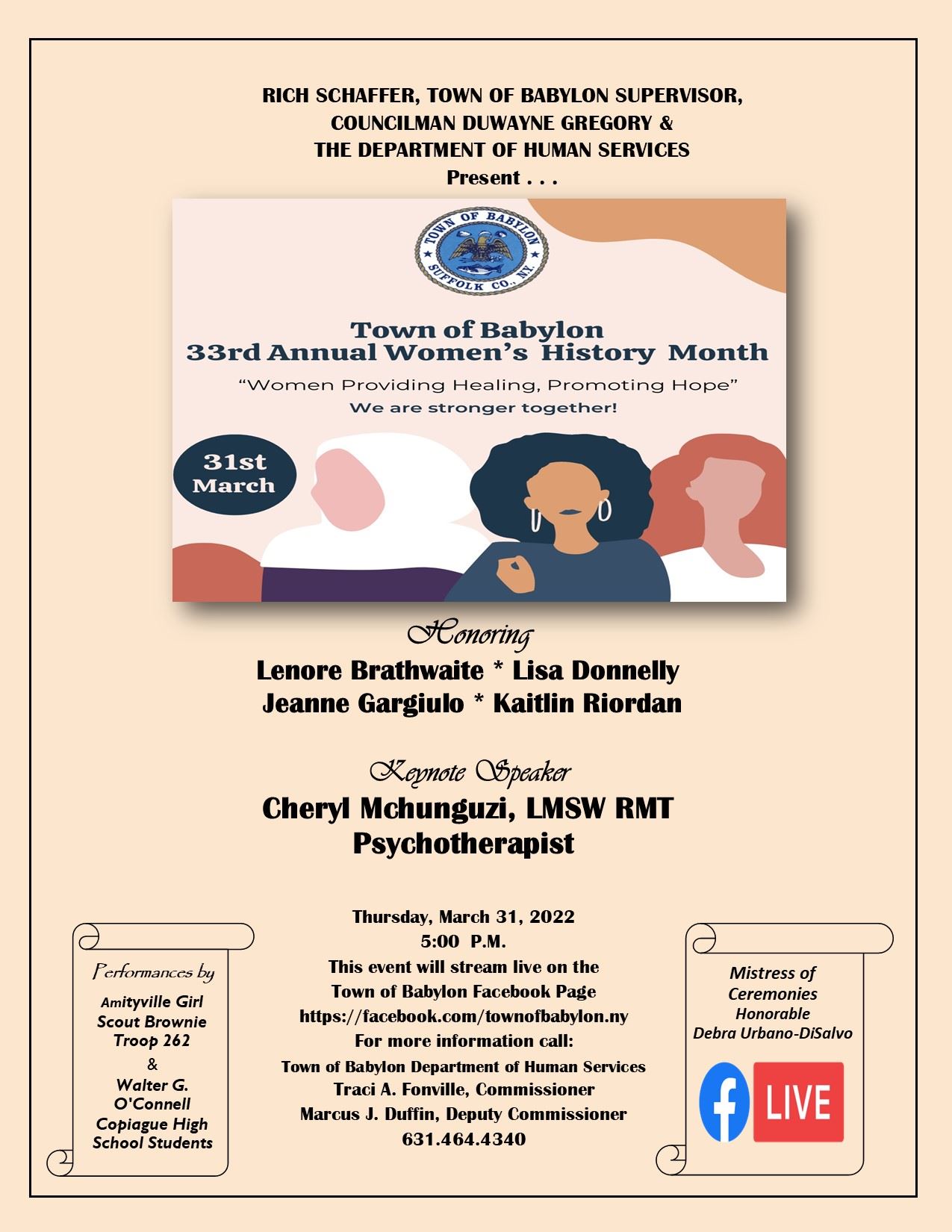 Womens History Flyer 2022