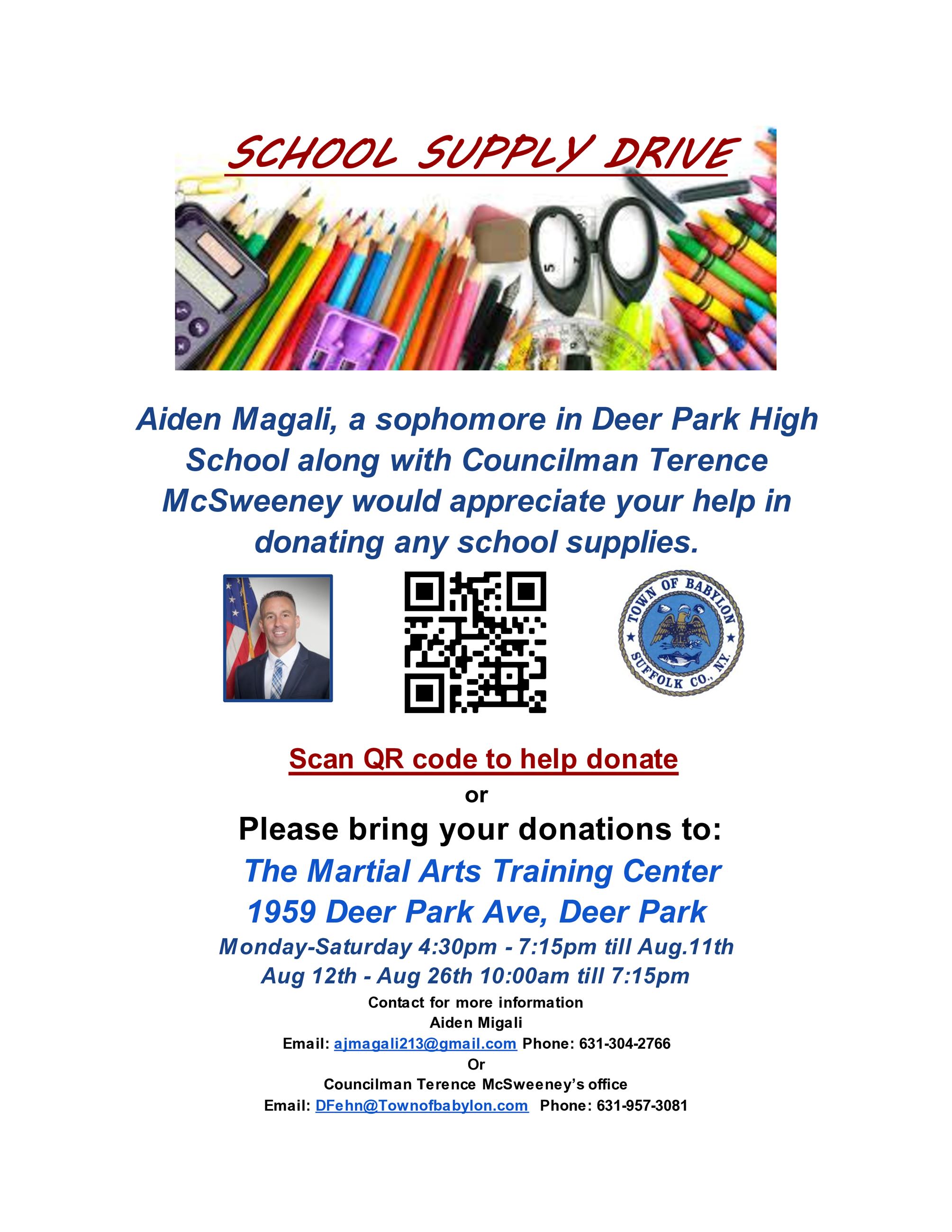 Copy of School Supply Drive