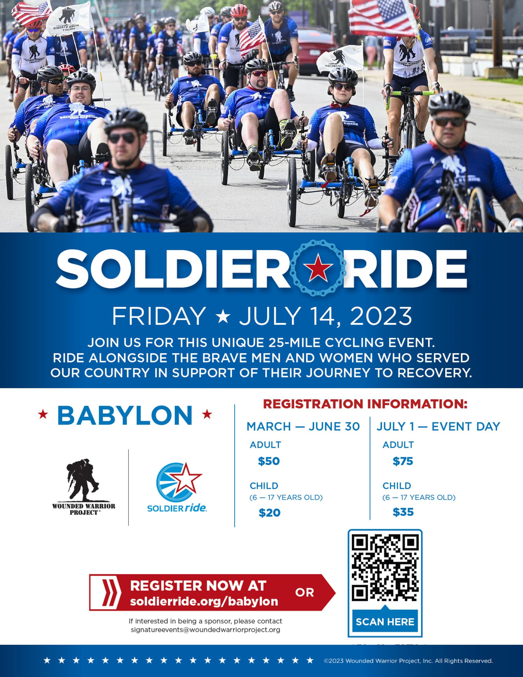 Babylon Soldier Ride 2023 Flyer
