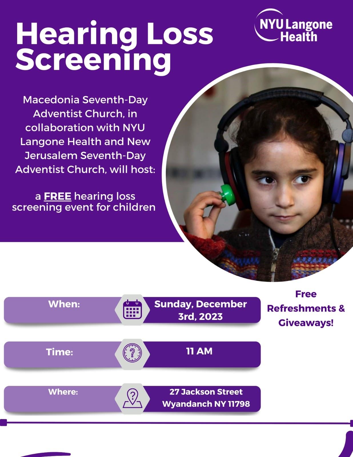 Hearing Screenings English