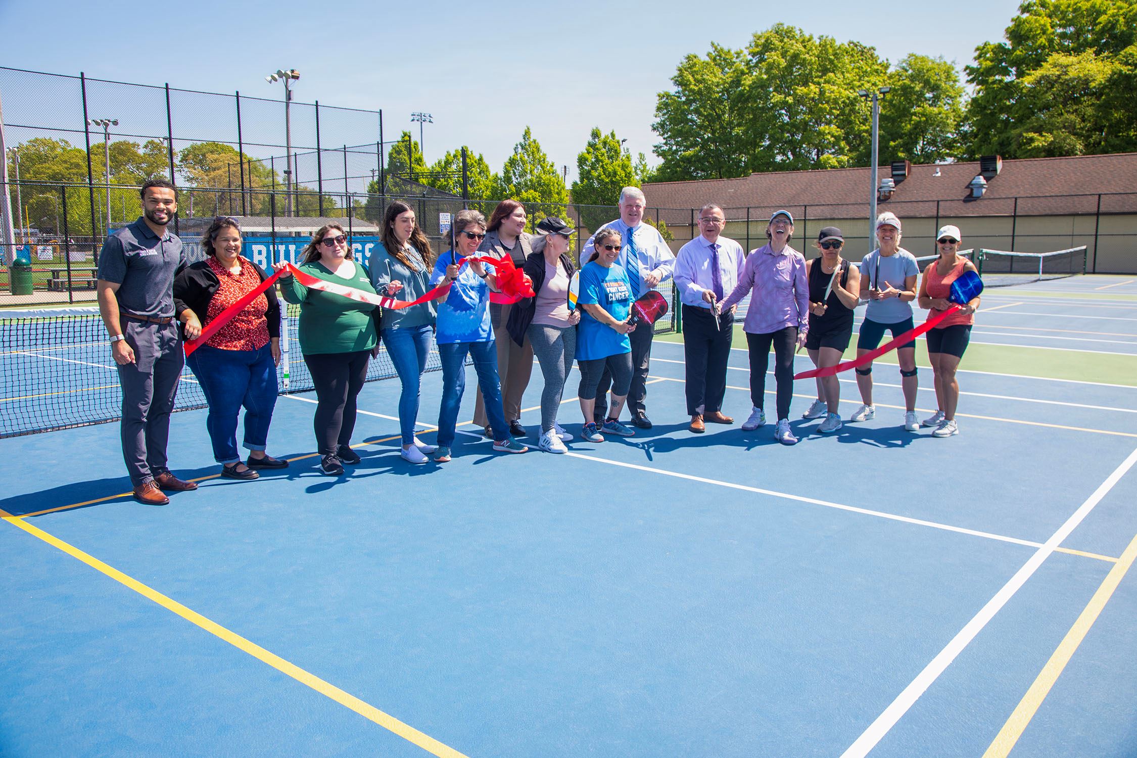 Pickleball Court Ribbon Cutting 